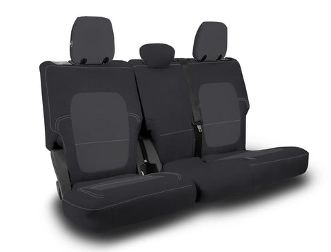 Rear Bench Covers For 2021+ Ford Bronco  4 Door - Black And Grey