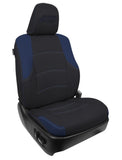Front Seat Covers For 2011-2024 Toyota 4Runner (Pair) - Black And Navy Blue