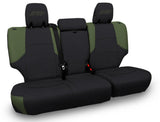 Rear Bench Cover For 2011-2024 Toyota 4Runner  5-seat Model - Black And Olive Green