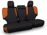 Rear Bench Cover For 2011-2024 Toyota 4Runner  5-seat Model - Black And Orange