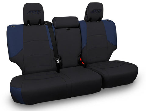 Rear Bench Cover For 2011-2024 Toyota 4Runner  5-seat Model - Black And Navy Blue
