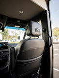 Front Seat Covers For 2019+ Mercedes Sprinter Van (Pair) - All Black