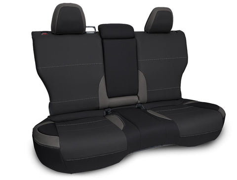 Rear Bench Seat Cover For 2021+ Subaru Outback - Black And Grey