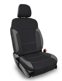 Front Seat Covers For 2013-2017 Subaru Crosstrek (Pair) - Black And Grey