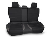 Rear Bench Seat Cover For 2013-2017 Subaru Crosstrek - Black And Grey
