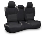 Rear Bench Seat Cover For 2018-2023 Subaru Crosstrek - Black And Grey