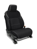 Front Seat Covers For 2024+ Toyota Tacoma (Pair) - Black And Grey