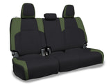 Rear Bench Covers For 2024+ Toyota Tacoma - Black And Olive Green