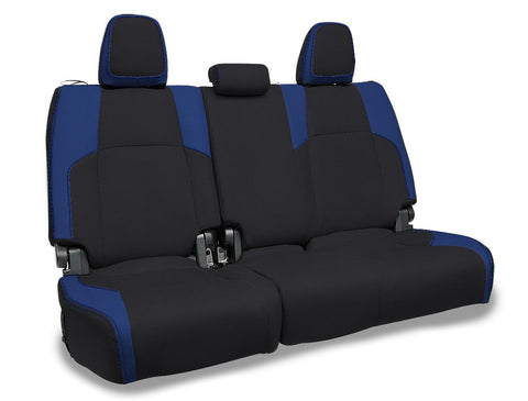 Rear Bench Covers For 2024+ Toyota Tacoma - Black And Blue