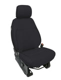 Front Seat Covers For 2021+ Ford F150  2023+ Super Duty With Standard Seats  Black