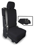 Center Jump Seat Cover W/ Standard Console For 2015+ Ford F150  2017+ Super Duty  Blue