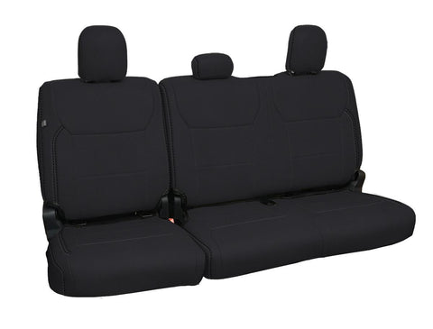 Rear Bench Seat Covers For 2021+ Ford F150  2023+ Super Duty  Black