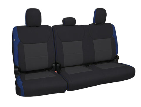 Rear Bench Seat Covers For 2021+ Ford F150  2023+ Super Duty  Blue