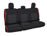 Rear Bench Seat Covers For 2021+ Ford F150  2023+ Super Duty  Red