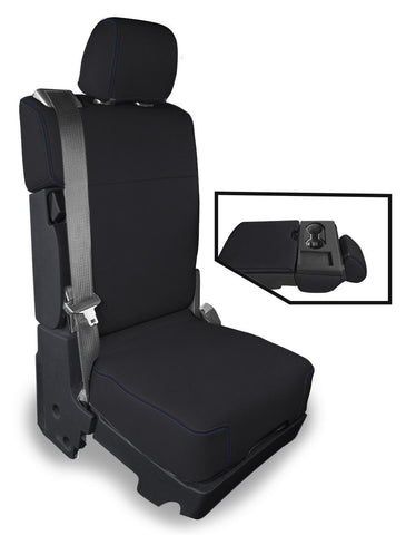Center Jump Seat Cover W/ Upper Storage Console For 2015+ Ford F150  2017+ Super Duty