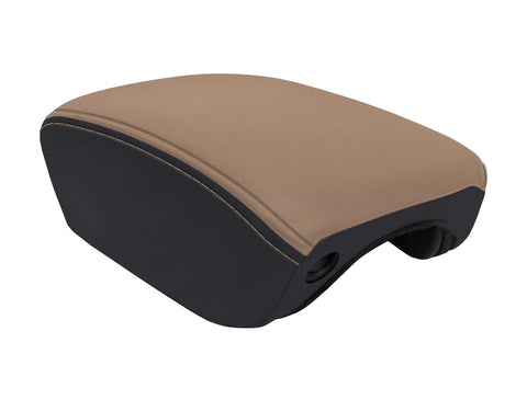 Center Console Cover For 2018+ Jeep Wrangler JL And Jeep Gladiator JT - Black And Tan