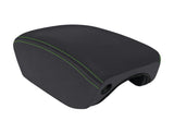 Center Console Cover For 2018+ Jeep Wrangler JL And Jeep Gladiator JT - Black And Green
