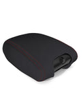 Center Console Cover For '11–'18 Jeep Wrangler JK/JKU - Black With Red Stitching