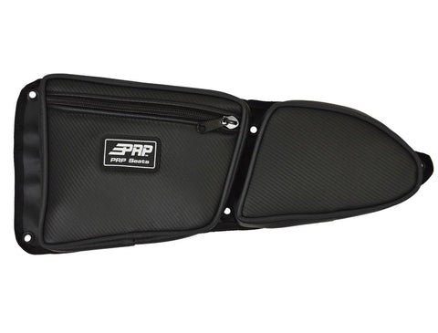 Front Door Bag With Knee Pad For Polaris RZR  Driver Side  Black