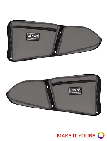 Front Door Bags With Knee Pads For Polaris RZR (Pair)  Custom