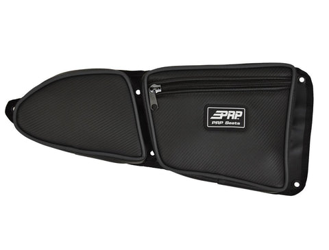 Front Door Bag With Knee Pad For Polaris RZR  Passenger Side  Black