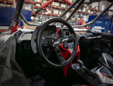 Deep Dish Leather Steering Wheel  Black