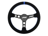 Deep Dish Suede Steering Wheel  Blue
