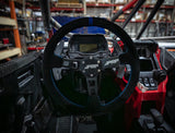 Deep Dish Suede Steering Wheel  Blue