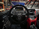 Flat Suede Steering Wheel  Black