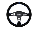 Flat Suede Steering Wheel  Blue