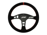 Flat Suede Steering Wheel  Red
