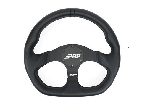 Comp R Leather Steering Wheel  Black