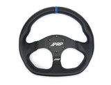 Comp R Leather Steering Wheel  Blue