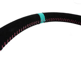 Comp R Leather Steering Wheel  Blue