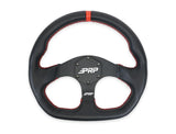 Comp R Leather Steering Wheel  Red