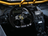 Don’t Tread On Me Comp-R Suede Steering Wheel (D-Shaped)