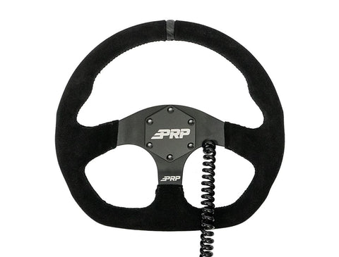 Heated Comp-R Suede Steering Wheel  Black