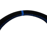 Comp-R Suede Steering Wheel  Blue