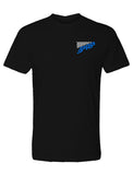 Checker T-Shirt  Black And Blue - M