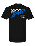 Checker T-Shirt  Black And Blue - M