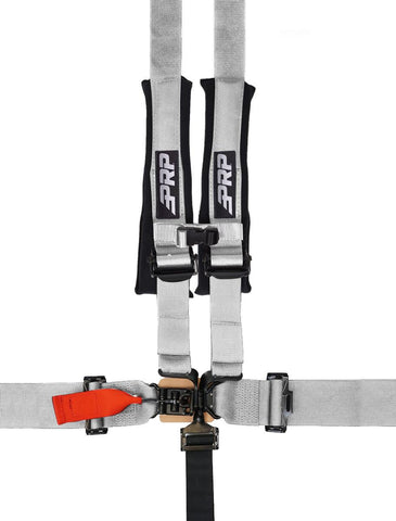 5.2 Harness With Shoulder Straps Sewn To Lap  Silver