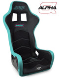 Shreddy Alpha Composite Seat; Black And Teal