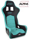 Shreddy Alpha Composite Seat; Teal And Black