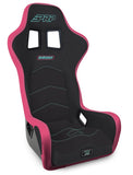 Shreddy Edition Alpha Composite Seat  Extra Wide  Black  Pink And Teal