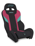 Shreddy Edition XCR Suspension Seat  Black  Pink And Teal
