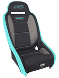 Shreddy Comp Elite Suspension Seat; Black And Teal