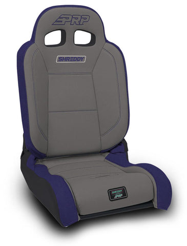 Shreddy Edition EnduroDaily Reclining Suspension Seat  Grey And Purple  Driver