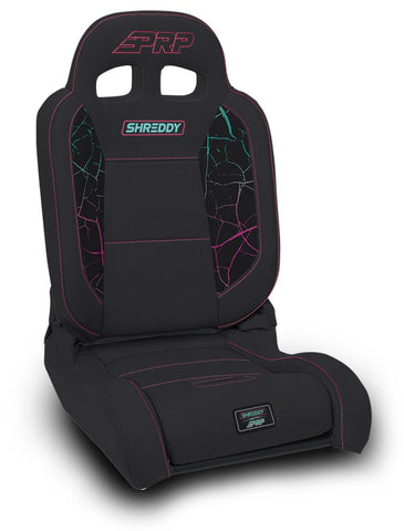 Shreddy Edition EnduroDaily Reclining Suspension Seat  Cracked Pink  Passenger