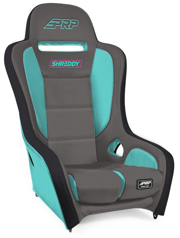 Shreddy Podium Suspension Seat; Grey And Teal