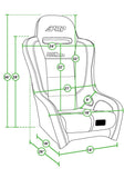 Shreddy Edition Podium Suspension Seat (Pair)  Cracked Pink